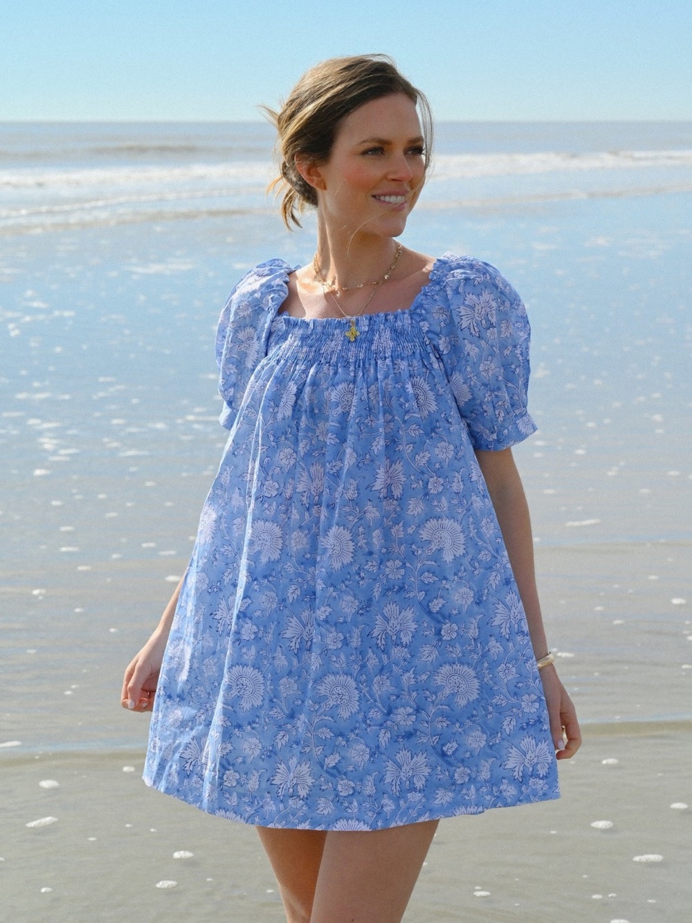 Darling Loungwear The Sweet and Short Set - Blue Morning Sky | Medium